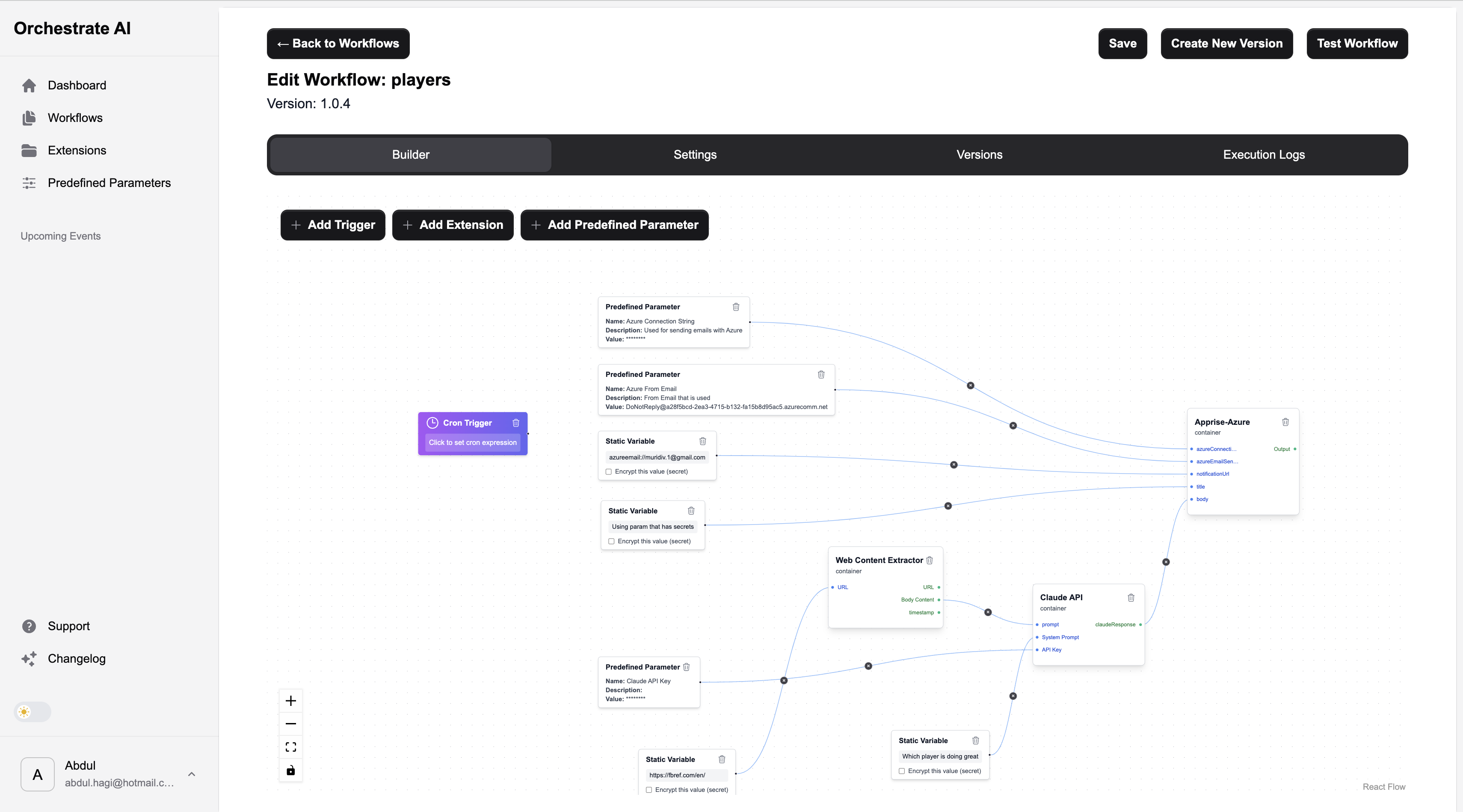 Orchestrate AI Workflow Marketplace